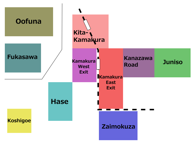 鎌倉の地図